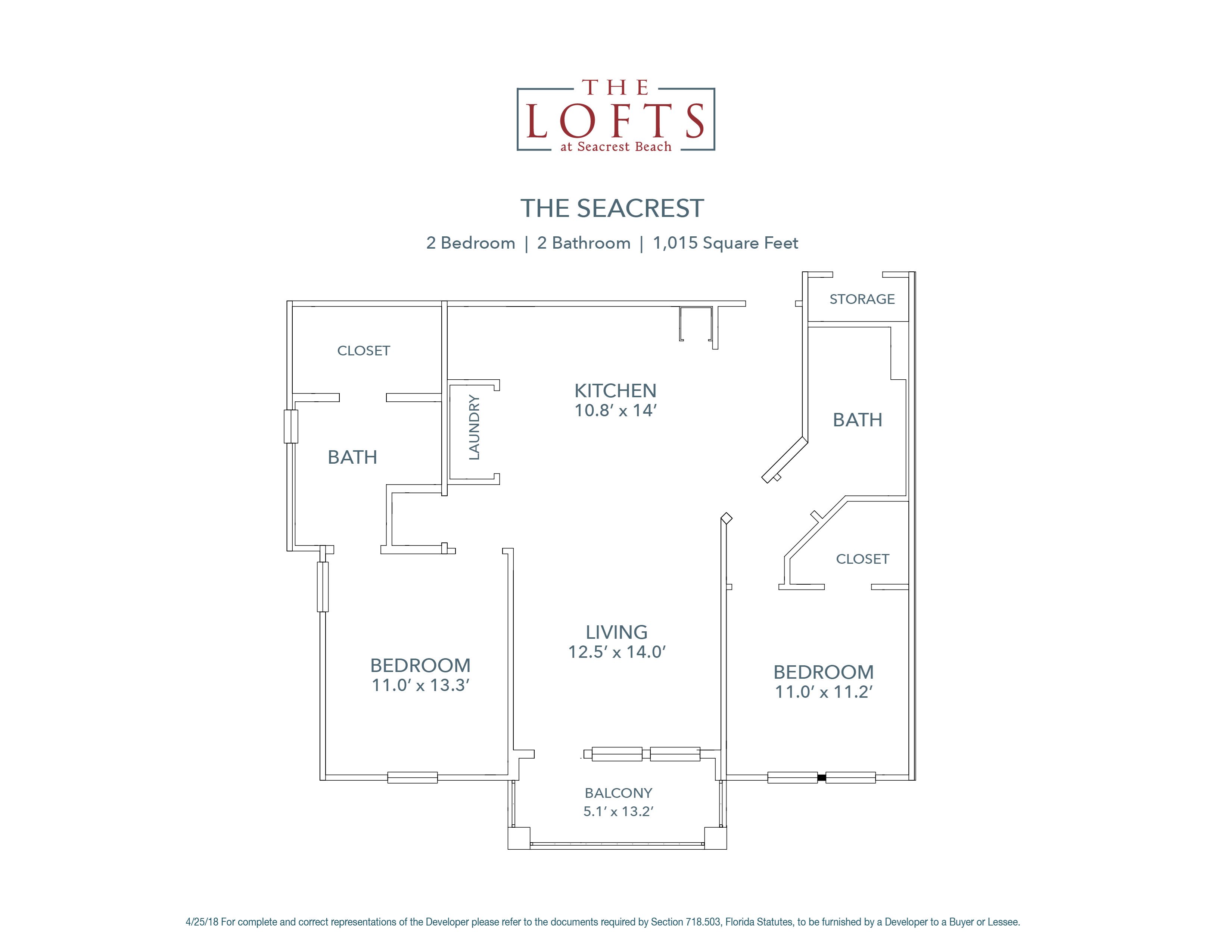 The Seacrest Floor Plan 12